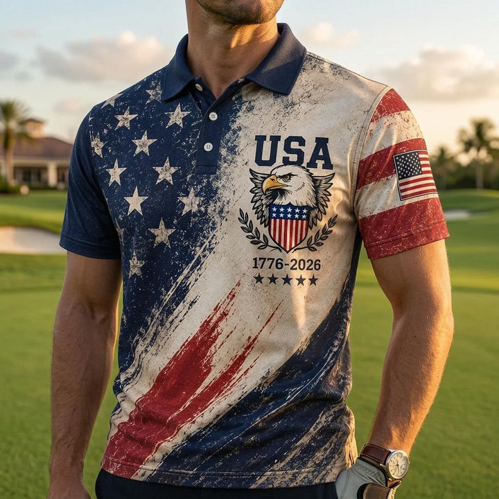 Patriotic Eagle 250 Years Polo Shirt NCU0PDT07