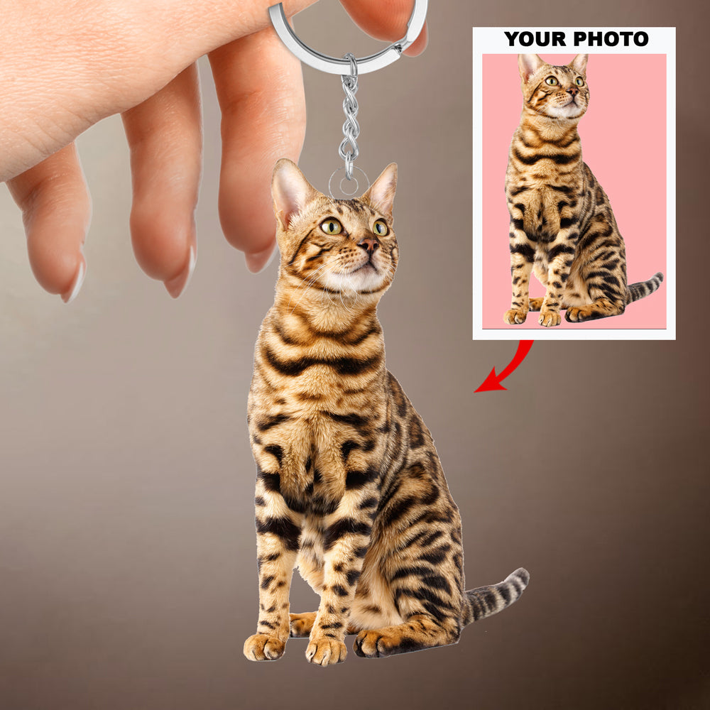 Personalized Custom Keychain - Birthday Gift For Pet Mom, Pet Dad, Dog Mom,  Dog Dad, Cat Mom, Cat Dad, Dog Parents - Custom Your Photo Keychain