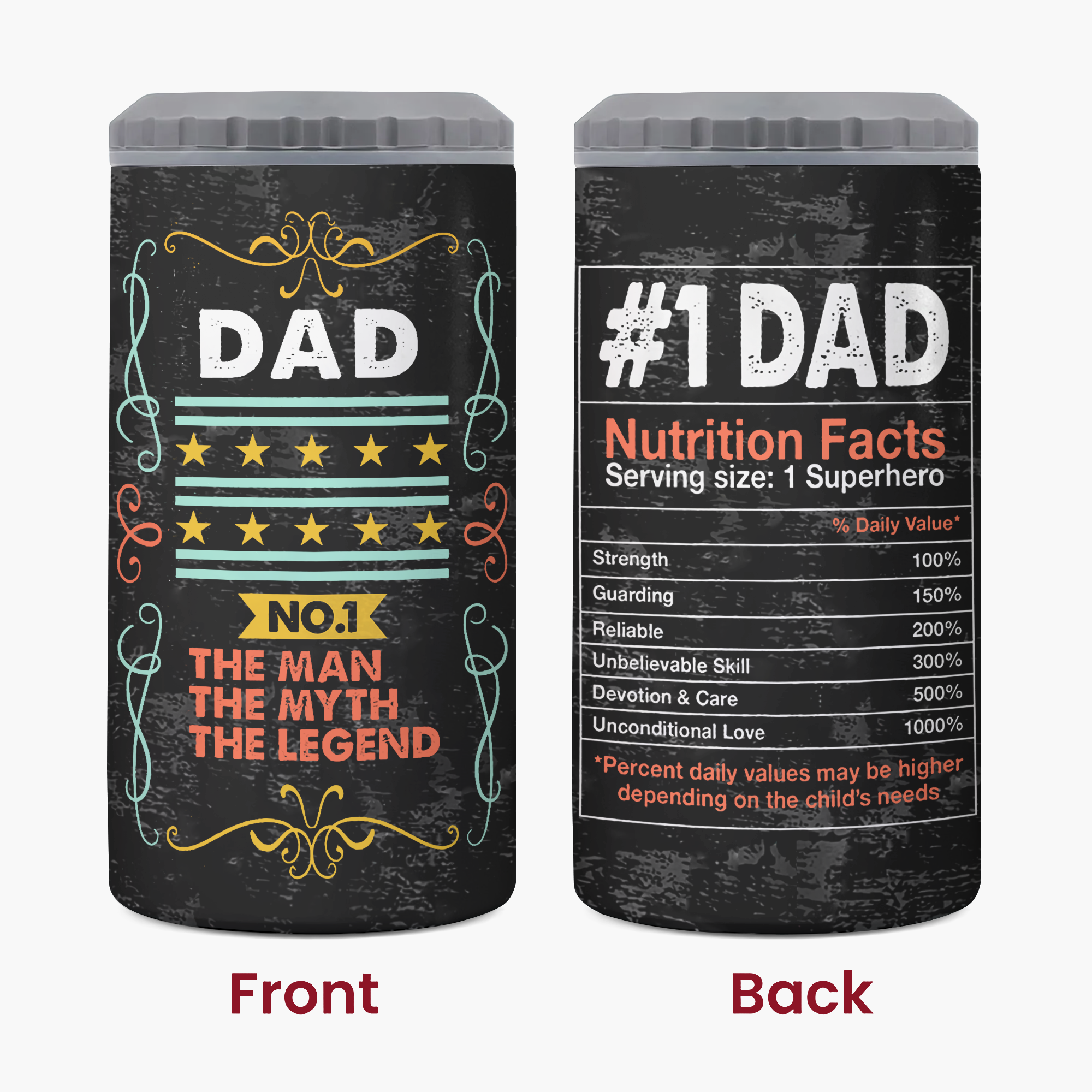 Can Cooler Tumbler - Father's Day, Birthday Gift For Dad, Grandpa ARND - A  Gift Customized