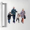 Customized Your Photo Decal Happy Family - Personalized Decal - Gift For Family Member, Friends