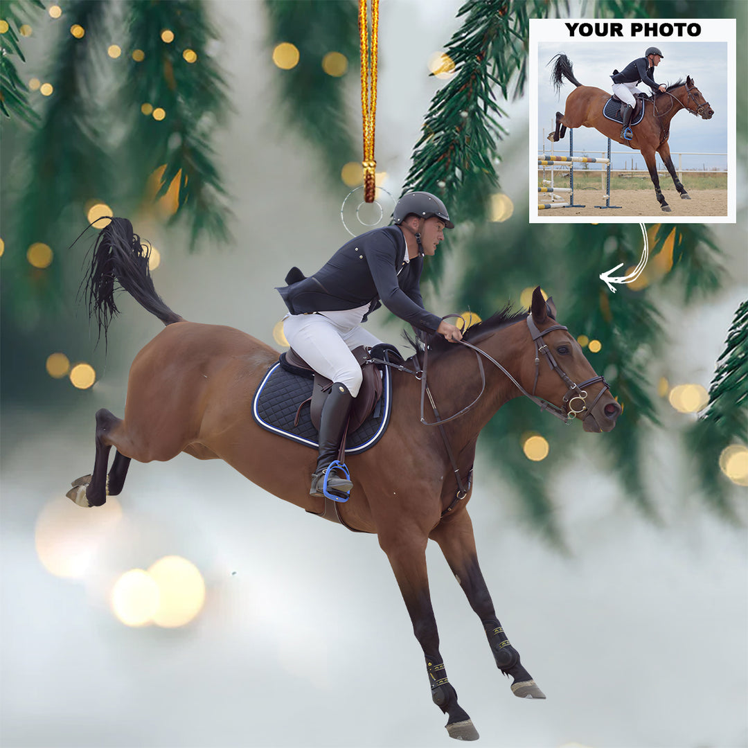 Big Family - Personalized Custom Photo Mica Ornament - Christmas Gift For Family Members, Brothers, Sisters