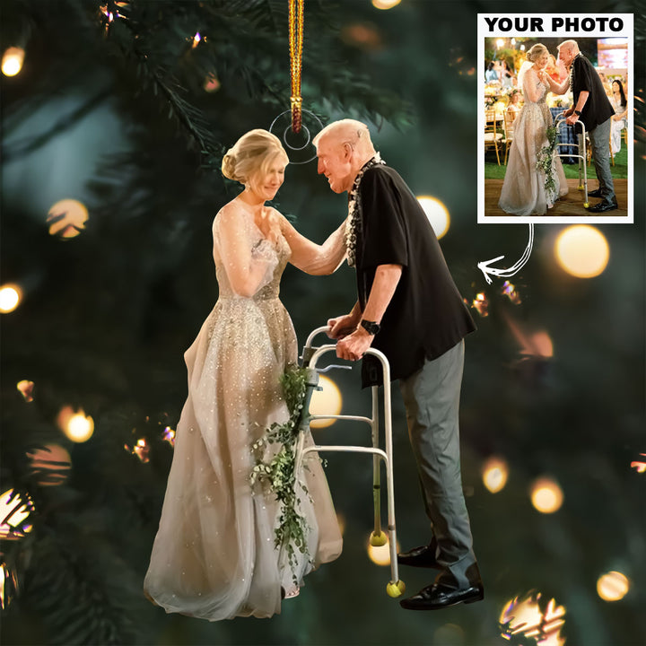 Customized Photo Ornament Special Moment With The Family V2 - Personalized Photo Mica Ornament - Christmas Gift For Family Members