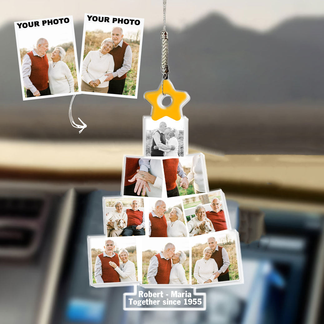 You & Me We Got This Photo Ornament - Personalized Custom Car Hanging Ornament - Gift For Couple