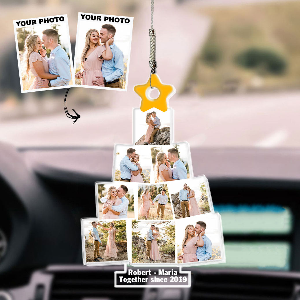You & Me We Got This Photo Ornament - Personalized Custom Car Hanging Ornament - Gift For Couple