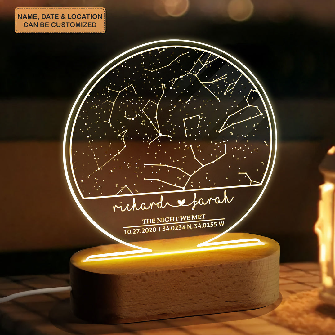 You & Me We Got This Constellation Star Map - Personalized Custom Acrylic LED Night Light - Gift For Couple, Husband, Wife