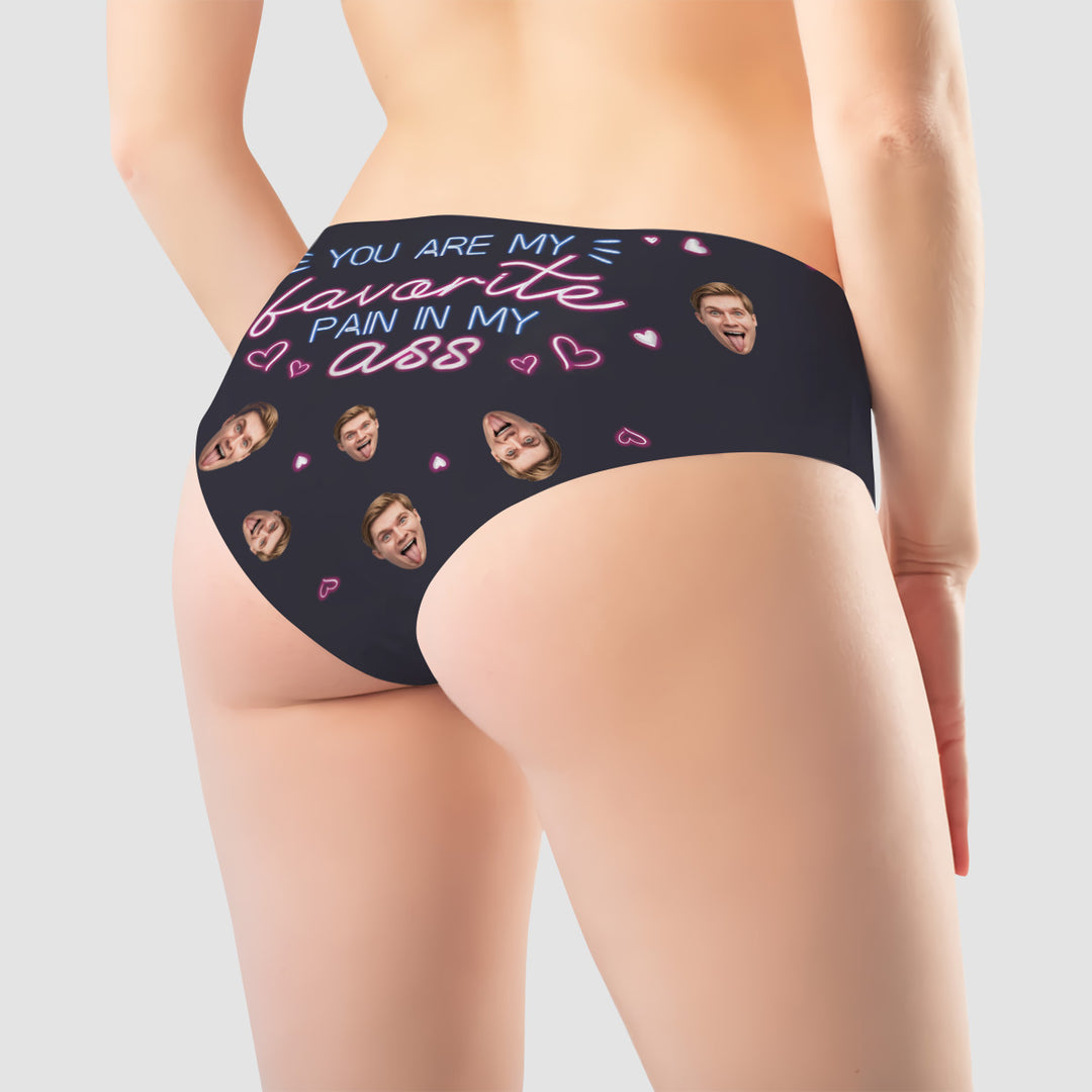 You Are My Favourite Pain - Personalized Custom Women's Briefs - Gift For Couple, Girlfriend