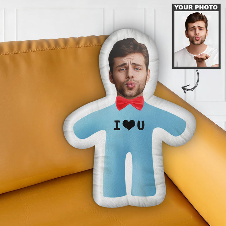 I Love You V3 - Personalized Custom Shape Pillow - Gift For Couple, Boyfriend, Girlfriend, Wife, Husband, Family Members