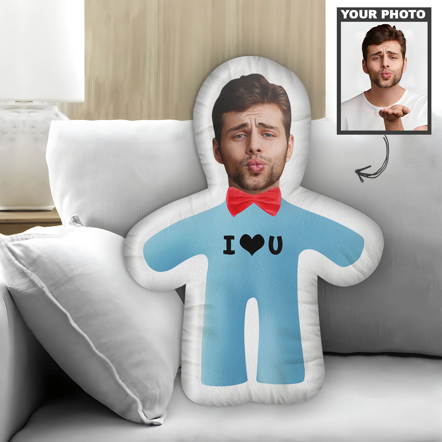 handmade pillow for boyfriend