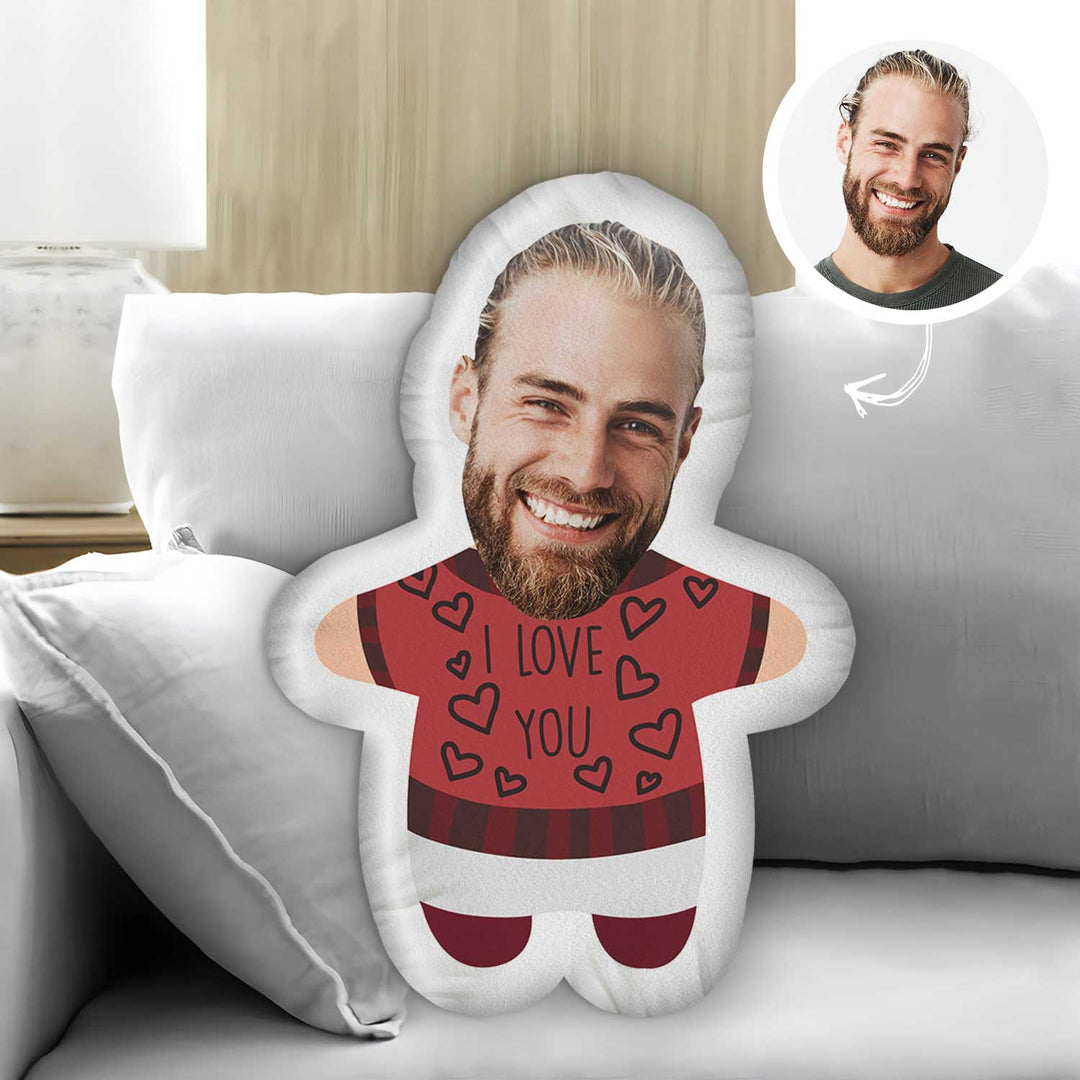 I Love You Boyfriend Pillow - Personalized Custom Shape Pillow - Gift For Couple, Boyfriend, Girlfriend, Wife, Husband, Family Members