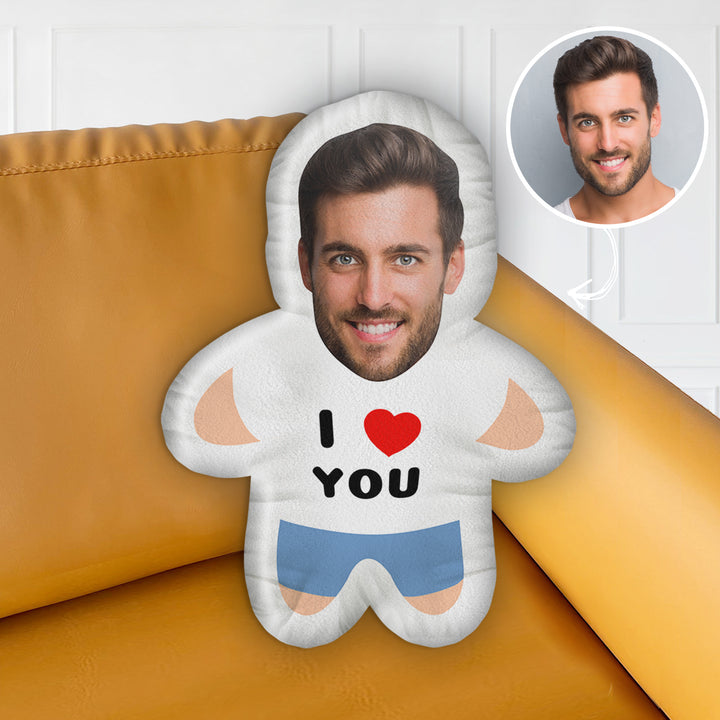 I Love You Boyfriend - Personalized Custom Shape Pillow - Gift For Couple, Boyfriend, Girlfriend, Wife, Husband, Family Members