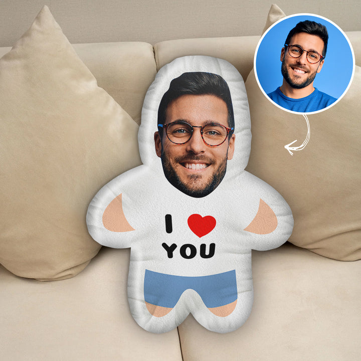I Love You Boyfriend - Personalized Custom Shape Pillow - Gift For Couple, Boyfriend, Girlfriend, Wife, Husband, Family Members