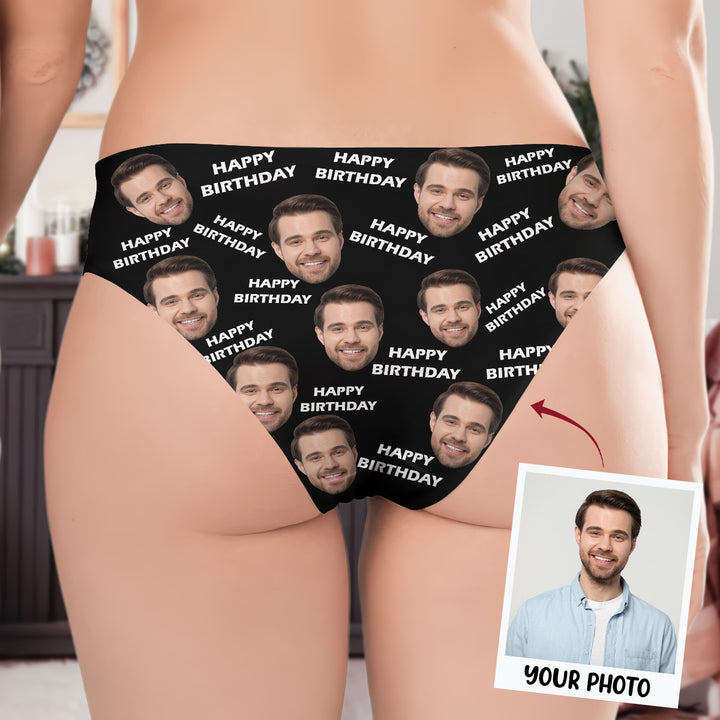 Happy Birthday My Love - Personalized Custom Women's Briefs - Gift For Couple, Girlfriend, Wife