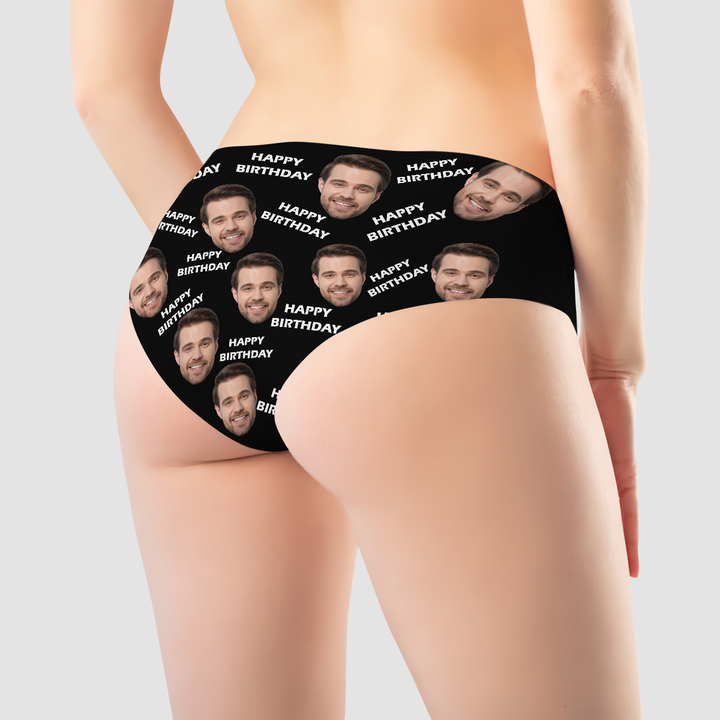 Happy Birthday My Love - Personalized Custom Women's Briefs - Gift For Couple, Girlfriend, Wife