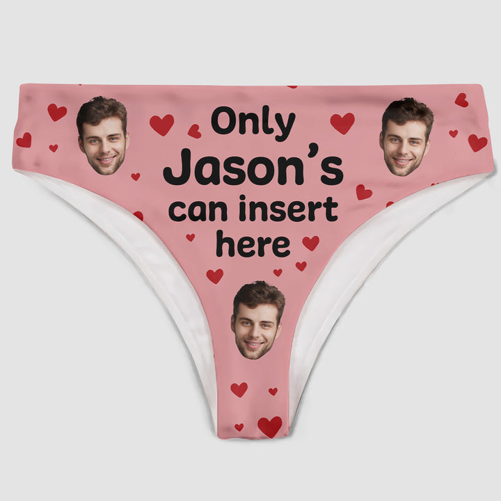 Only I Can Insert Here - Personalized Custom Women's Briefs - Gift For Couple, Girlfriend, Wife