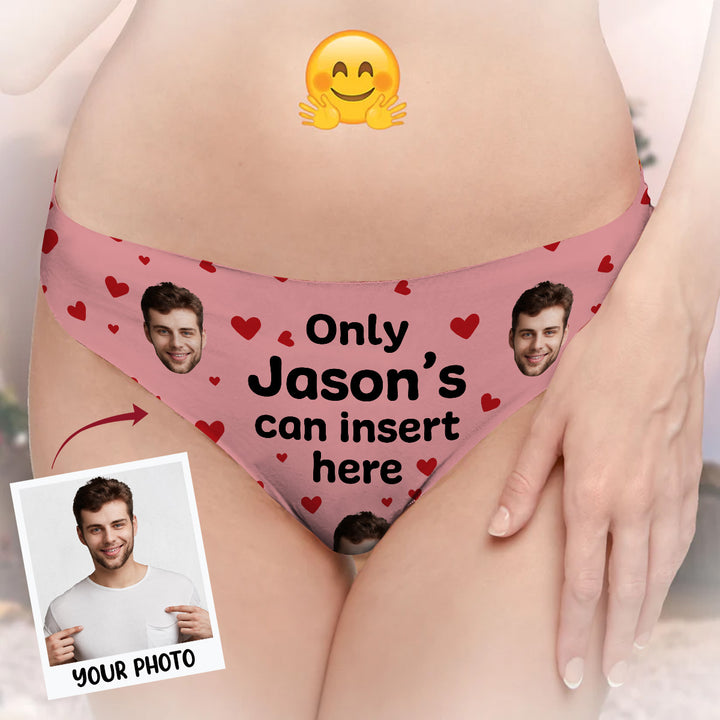Only I Can Insert Here - Personalized Custom Women's Briefs - Gift For Couple, Girlfriend, Wife