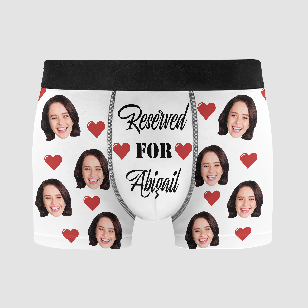 Reserved For Me - Personalized Custom Men's Boxer Briefs - Gift For Couple, Boyfriend, Husband