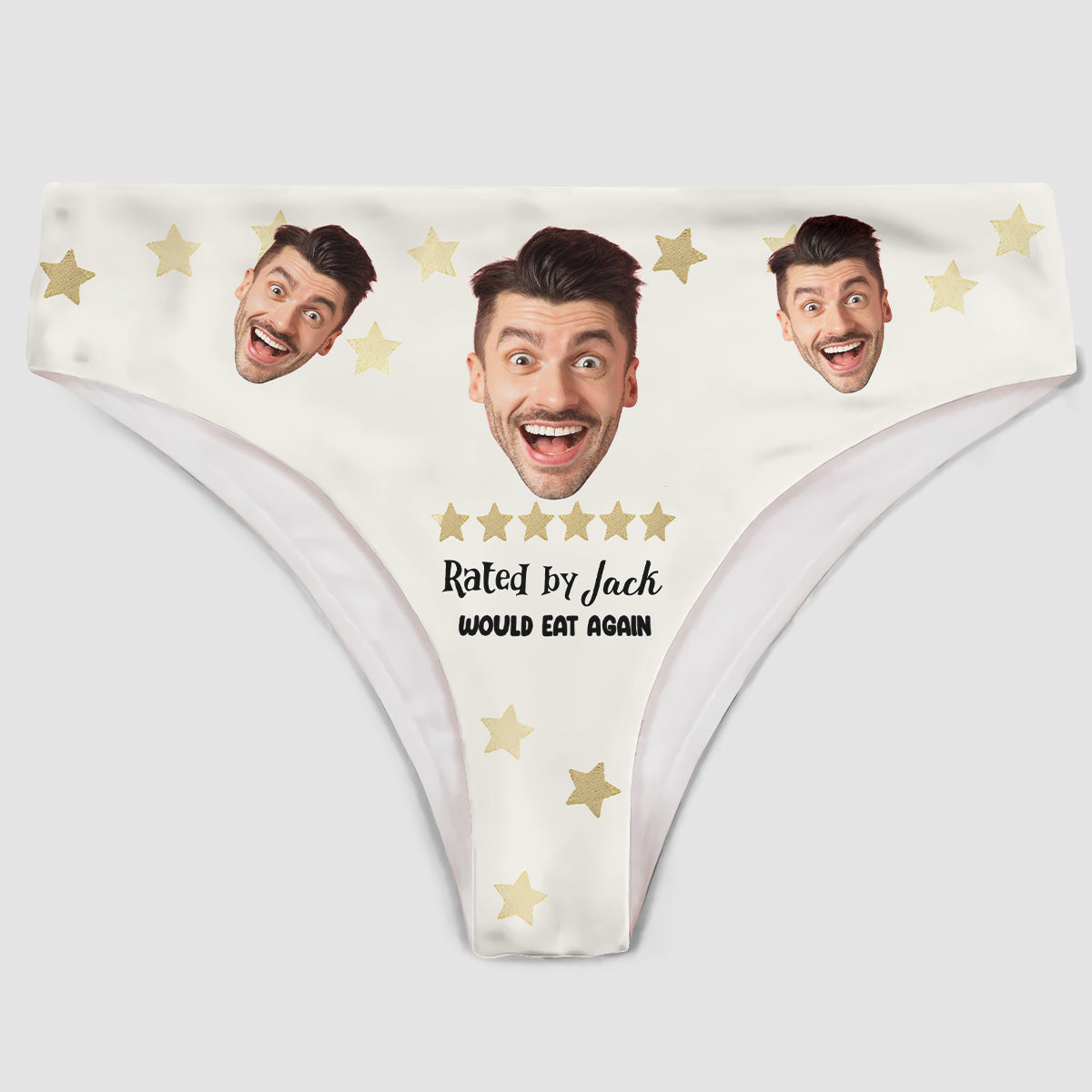 Rated By Him - Personalized Custom Women's Briefs - Gift For Couple, Girlfriend, Wife