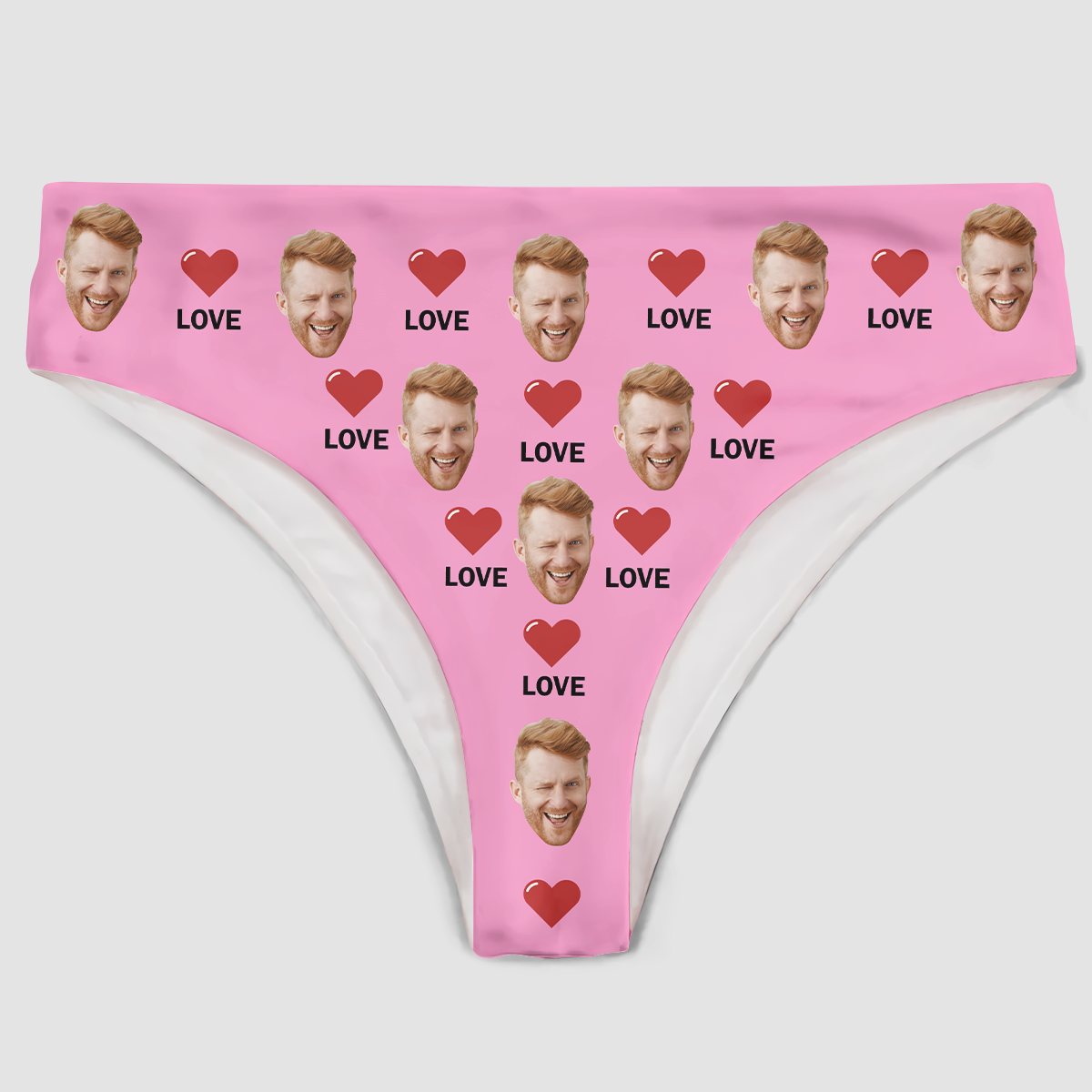 Custom Face Cutout - Personalized Custom Women's Briefs - Gift For Couple, Girlfriend, Wife