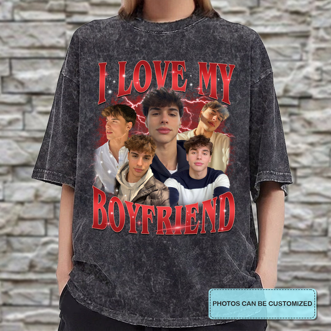 I Love You - Personalized Custom Bootleg T-shirt - Gift For Couple, Girlfriend, Boyfriend