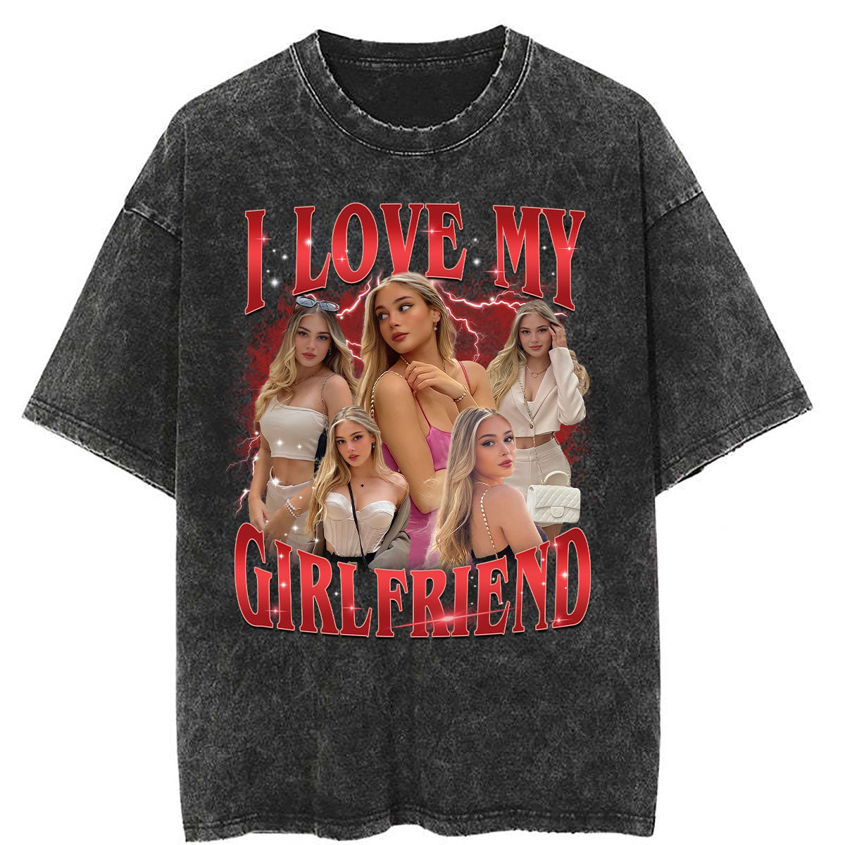 I Love You - Personalized Custom Bootleg T-shirt - Gift For Couple, Girlfriend, Boyfriend