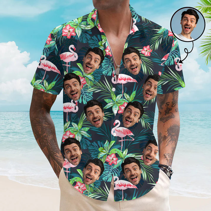 Custom Your Photo - Personalized Custom Hawaiian Shirt - Summer Vacation Gift For Family Members