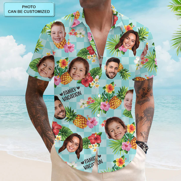 Family Vacation - Personalized Custom Hawaiian Shirt - Summer Vacation Gift For Family Members
