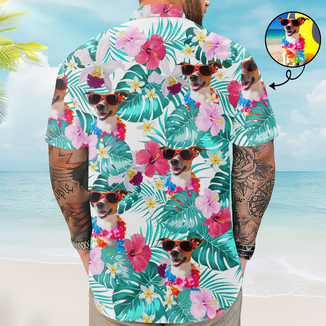 Tropical Style - Personalized Custom Hawaiian Shirt - Summer Vacation Gift For Pet Lovers