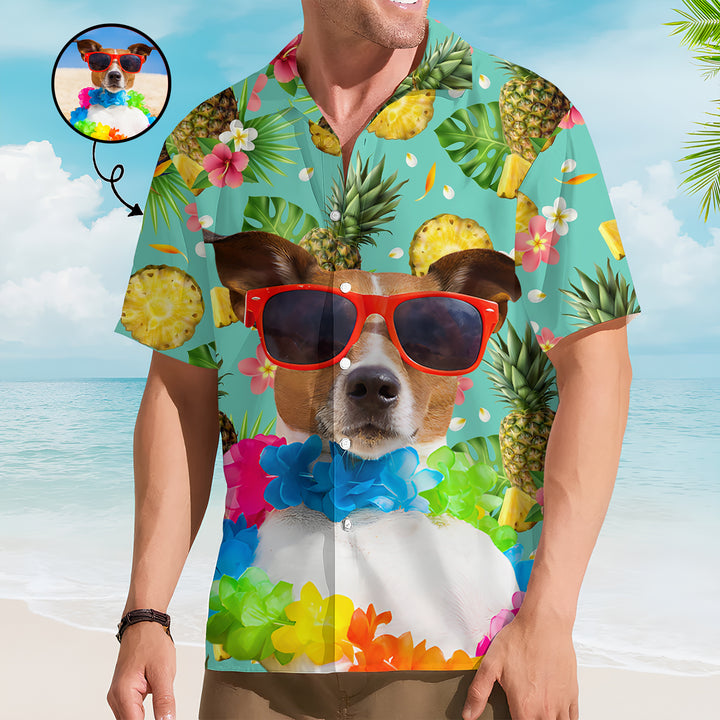 Big Pet Face - Personalized Custom Unisex Hawaiian Shirt