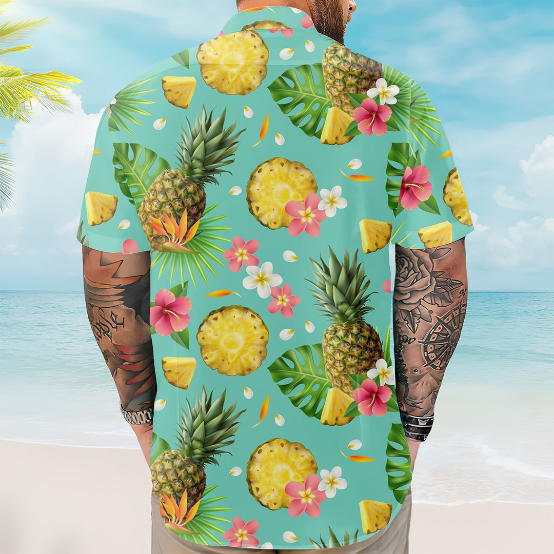 Big Pet Face - Personalized Custom Unisex Hawaiian Shirt