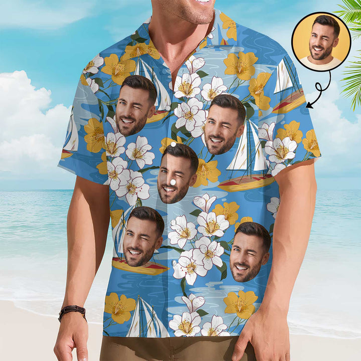 Summer Vibes With Island Tropical - Personalized Custom Unisex Hawaiian Shirt