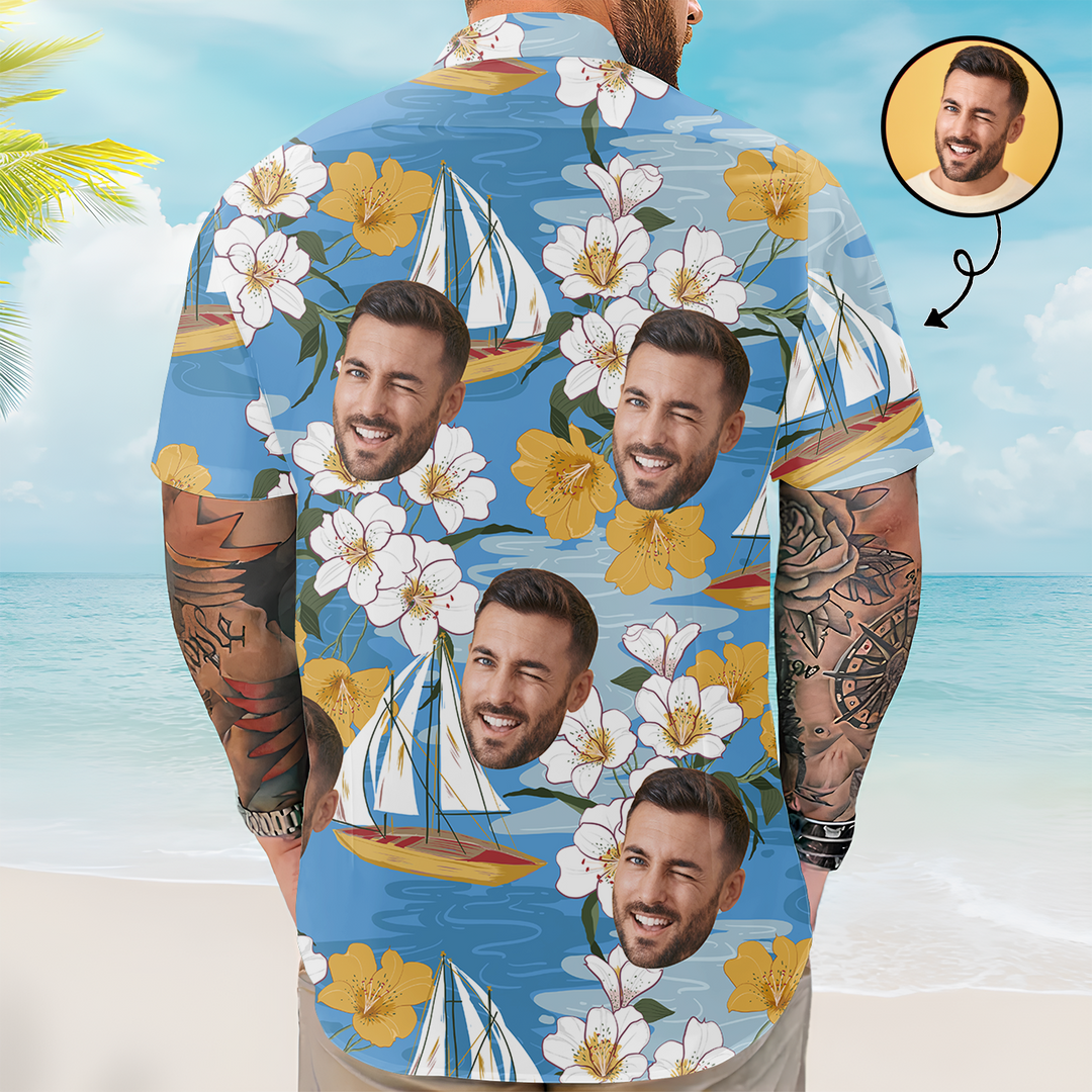 Summer Vibes With Island Tropical - Personalized Custom Unisex Hawaiian Shirt