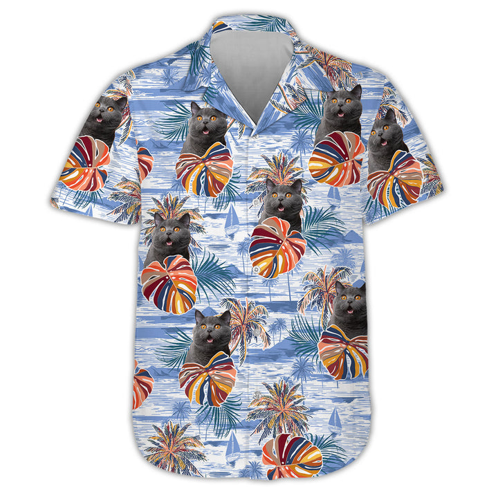 Beautiful Palm Leaves - Personalized Custom Unisex Hawaiian Shirt