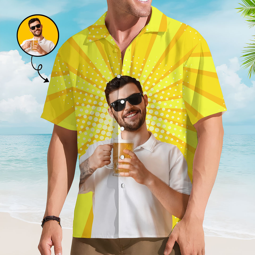 Drinking Lovers - Personalized Custom Unisex Hawaiian Shirt