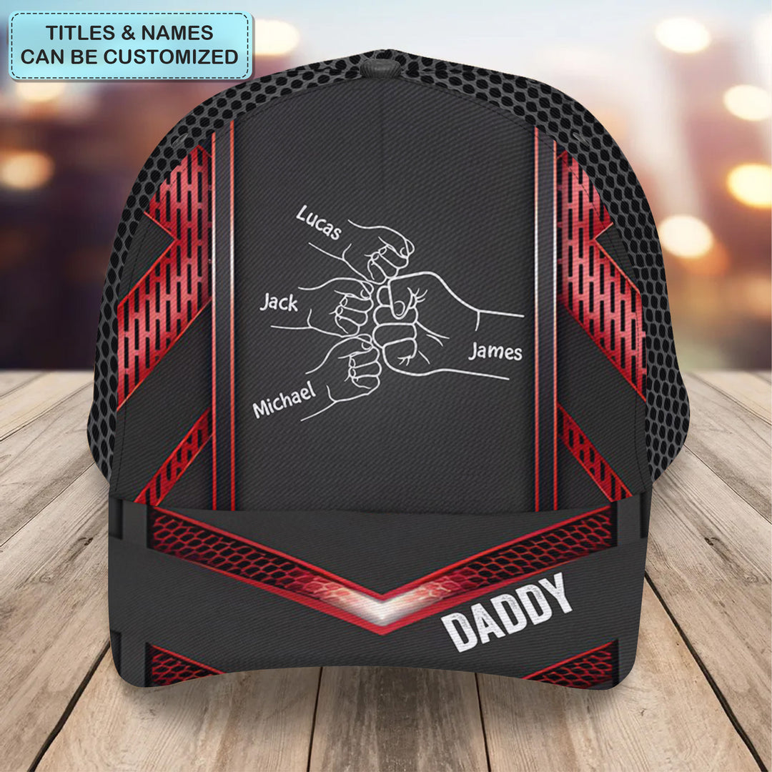 Daddy's Team - Personalized Custom Classic Cap - Father's Day Gift For Dad