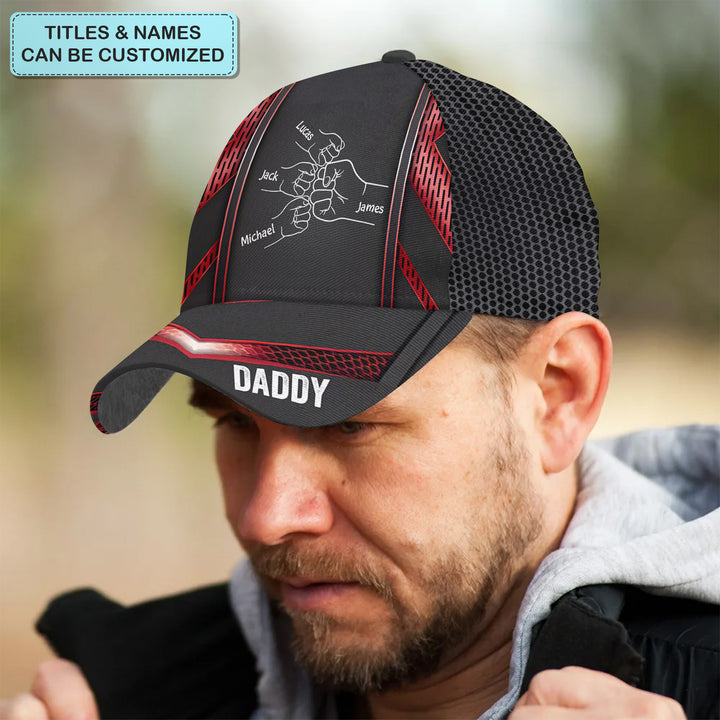 Daddy's Team - Personalized Custom Classic Cap - Father's Day Gift For Dad