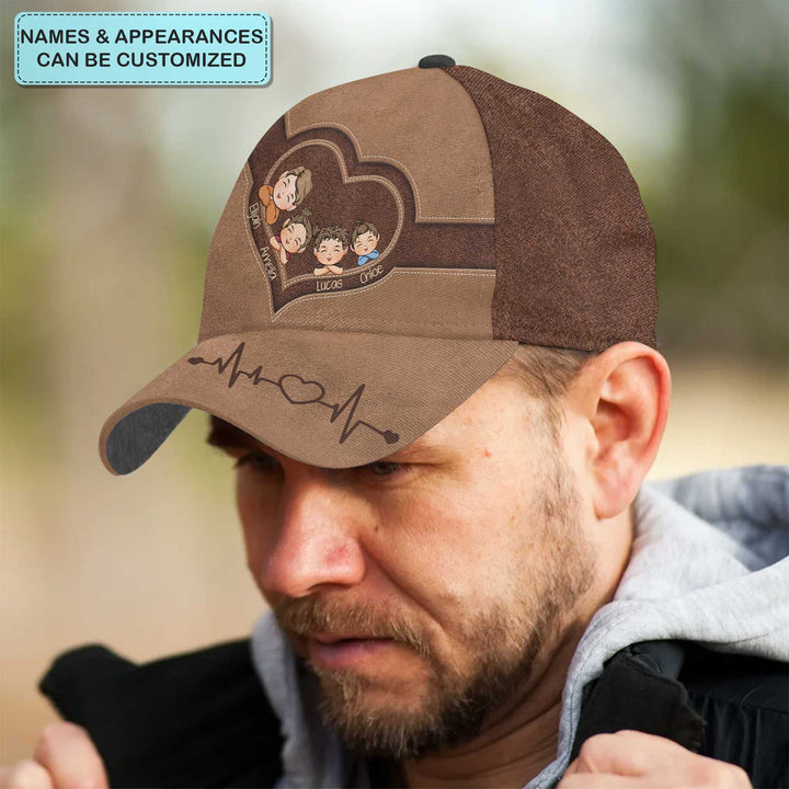 Best Dad Ever - Personalized Custom Baseball Cap - Father's Day Gift For Dad