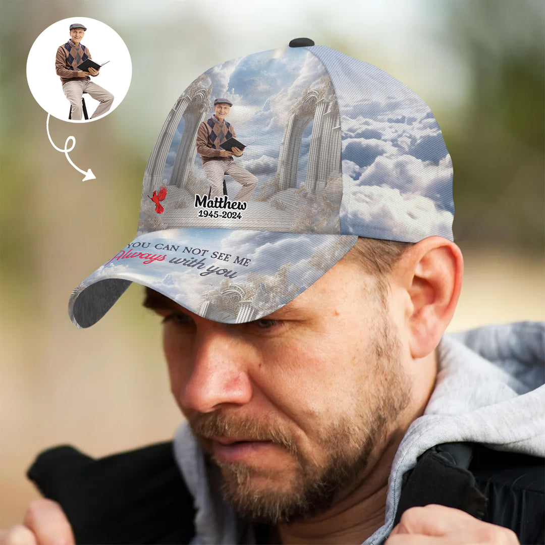 In Loving Memory - Personalized Custom Baseball Cap - Father's Day Gift For Dad