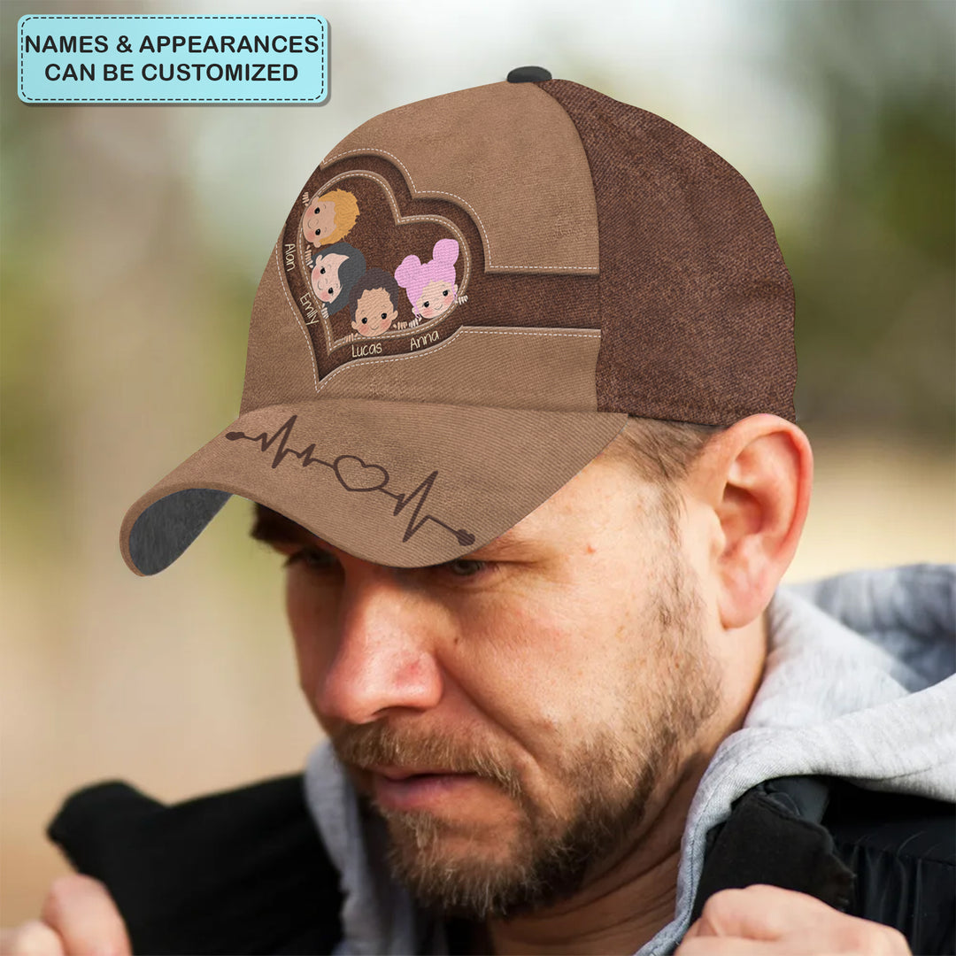 Best Dad Ever Ver 3 - Personalized Custom Classic Cap - Father's Day Gift For Dad