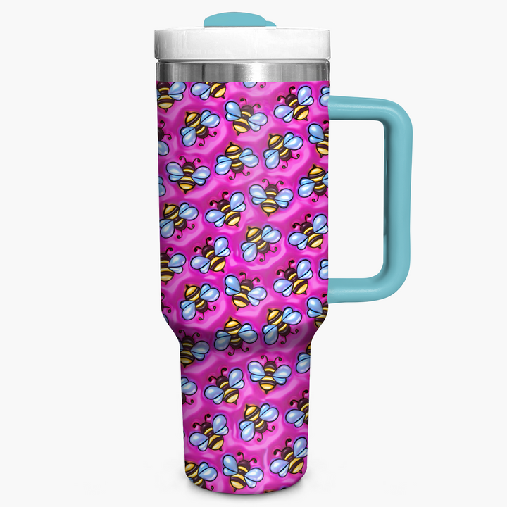 Bees Inflated - Tumbler with Handle - Gift for Bee Lover NCU0PT014