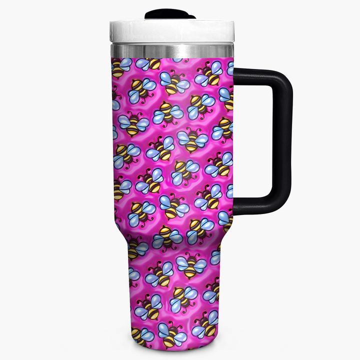 Bees Inflated - Tumbler with Handle - Gift for Bee Lover NCU0PT014
