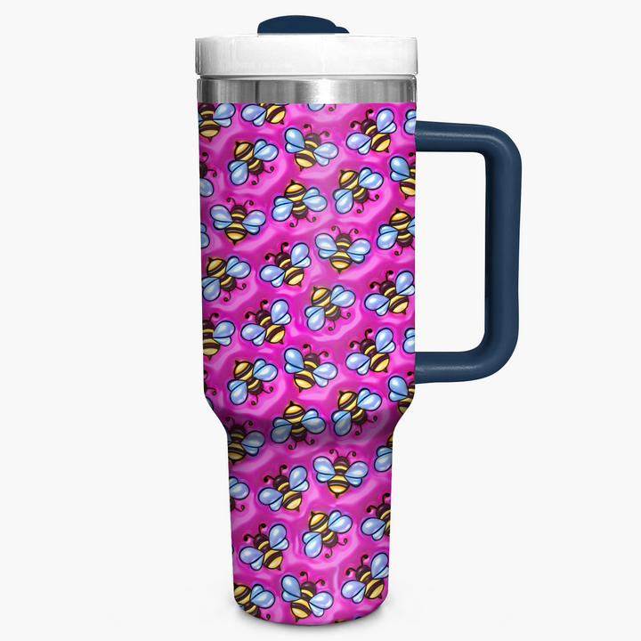 Bees Inflated - Tumbler with Handle - Gift for Bee Lover NCU0PT014