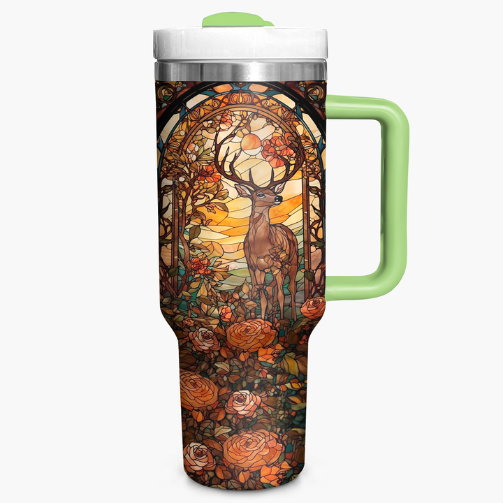 Hunting Deer - Tumbler with Handle - Gift for Hunting Lover NCU0PT011