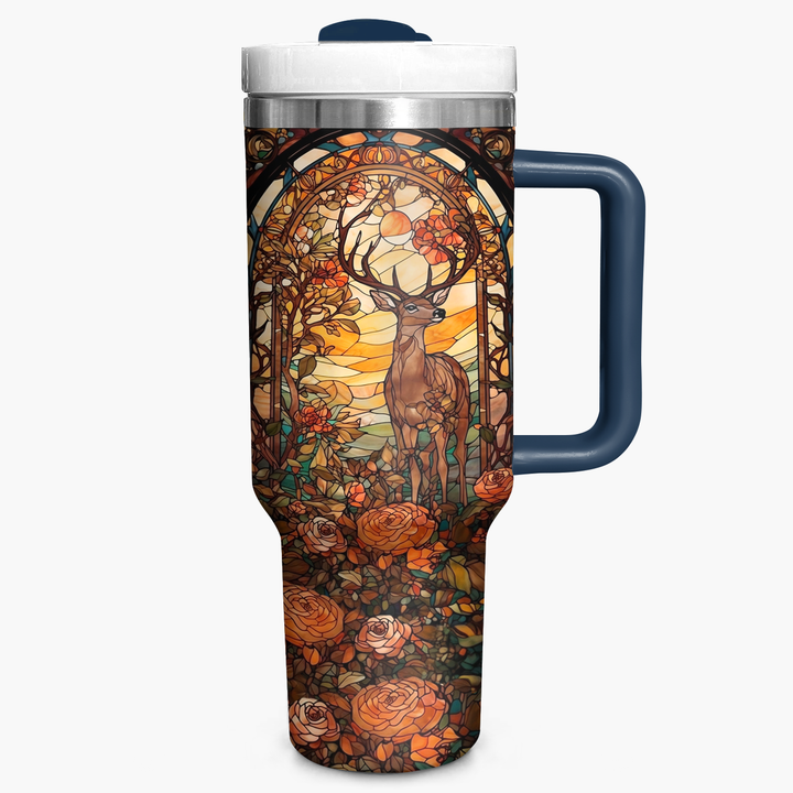 Hunting Deer - Tumbler with Handle - Gift for Hunting Lover NCU0PT011