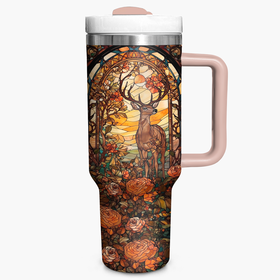 Hunting Deer - Tumbler with Handle - Gift for Hunting Lover NCU0PT011