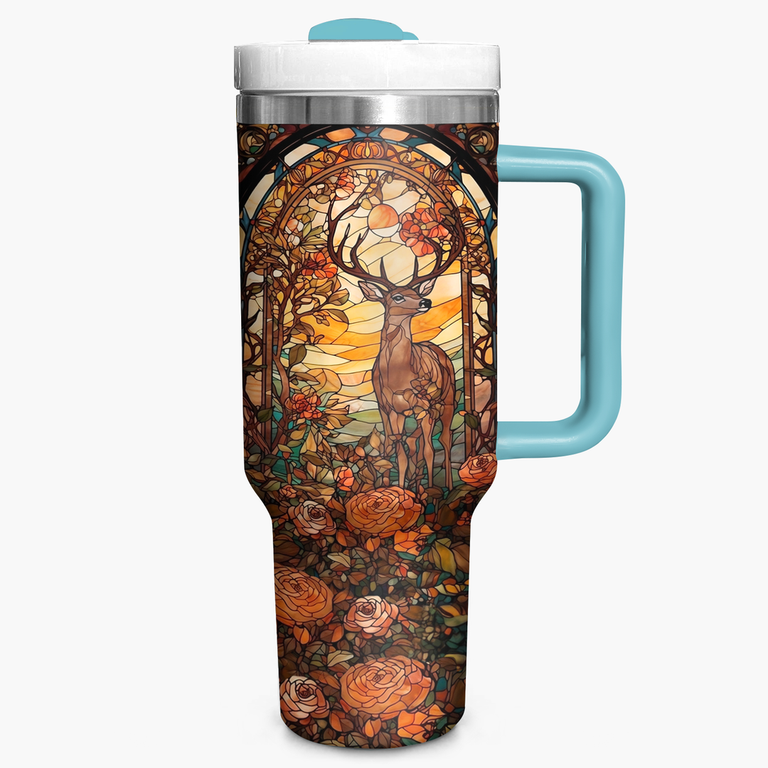 Hunting Deer - Tumbler with Handle - Gift for Hunting Lover NCU0PT011