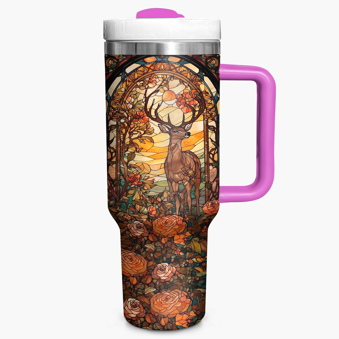 Hunting Deer - Tumbler with Handle - Gift for Hunting Lover NCU0PT011