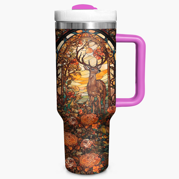 Hunting Deer - Tumbler with Handle - Gift for Hunting Lover NCU0PT011