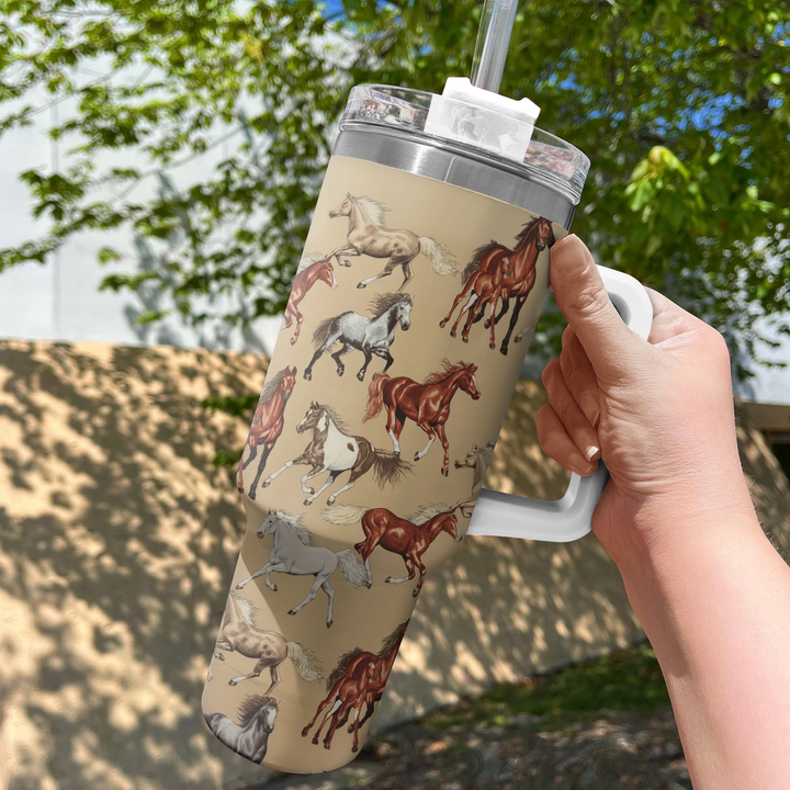 Amazing Horse - Tumbler with Handle - NCU0TT002