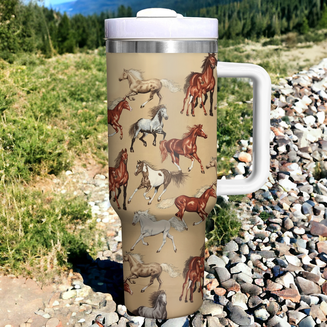 Amazing Horse - Tumbler with Handle - NCU0TT002