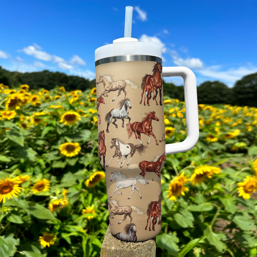 Amazing Horse - Tumbler with Handle - NCU0TT002
